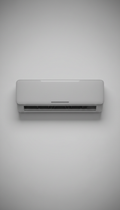 Climatisation murale Mitsubishi bleu froid